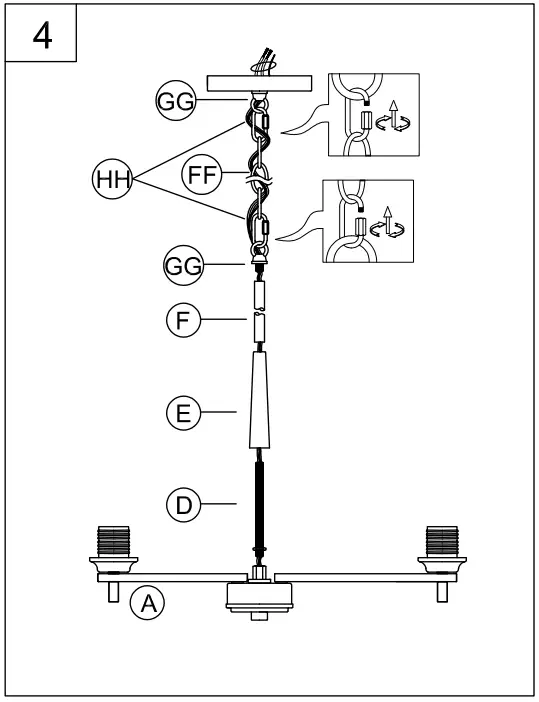 PROGRESS LIGHTING P400330 Morehouse 5 Light Chandelier - 6