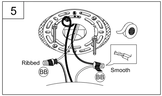PROGRESS LIGHTING P400330 Morehouse 5 Light Chandelier - 7