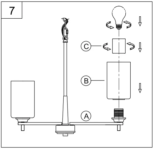 PROGRESS LIGHTING P400330 Morehouse 5 Light Chandelier - 9