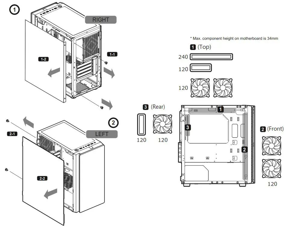 COUGAR PURITY Mini Tower Case - fig1
