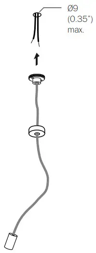 BOCCI 100.1m Mini Canopy - hole in ceiling