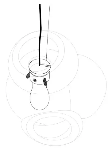 BOCCI 100.1m Mini Canopy - pendant hardware.