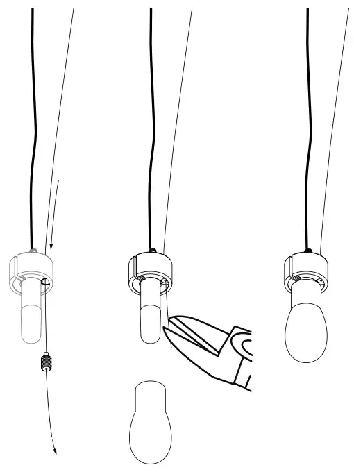 BOCCI 100.1m Mini Canopy - pendant hardware