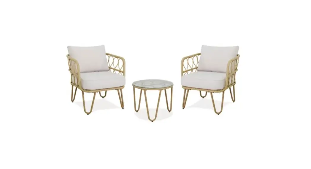 Kmart 43162048 Hamptons 2 Piece Set 2 Seater And Table Instruction Manual