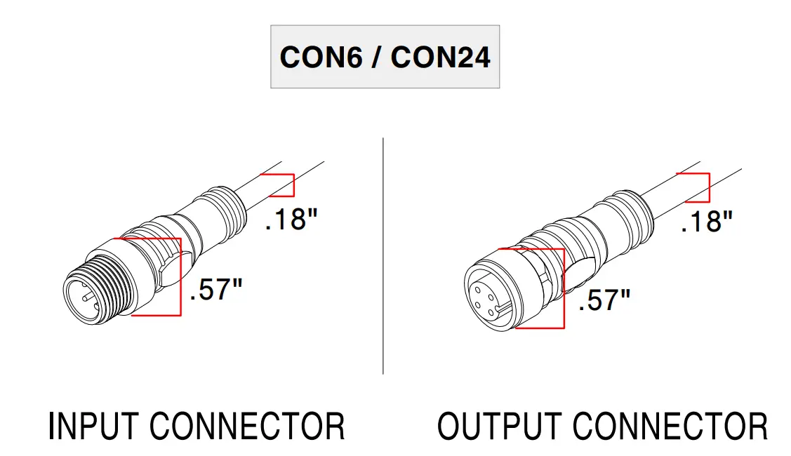 Connector 6" / Connector 24"