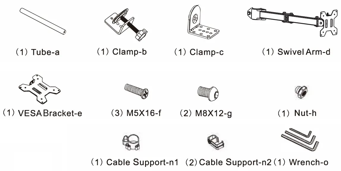 TB Ophaeng DQ12-1008 DQ Monitorarm Basic - fig1