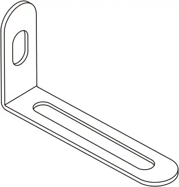 Argos 3441013 Habitat Peio - L Shap Bracket