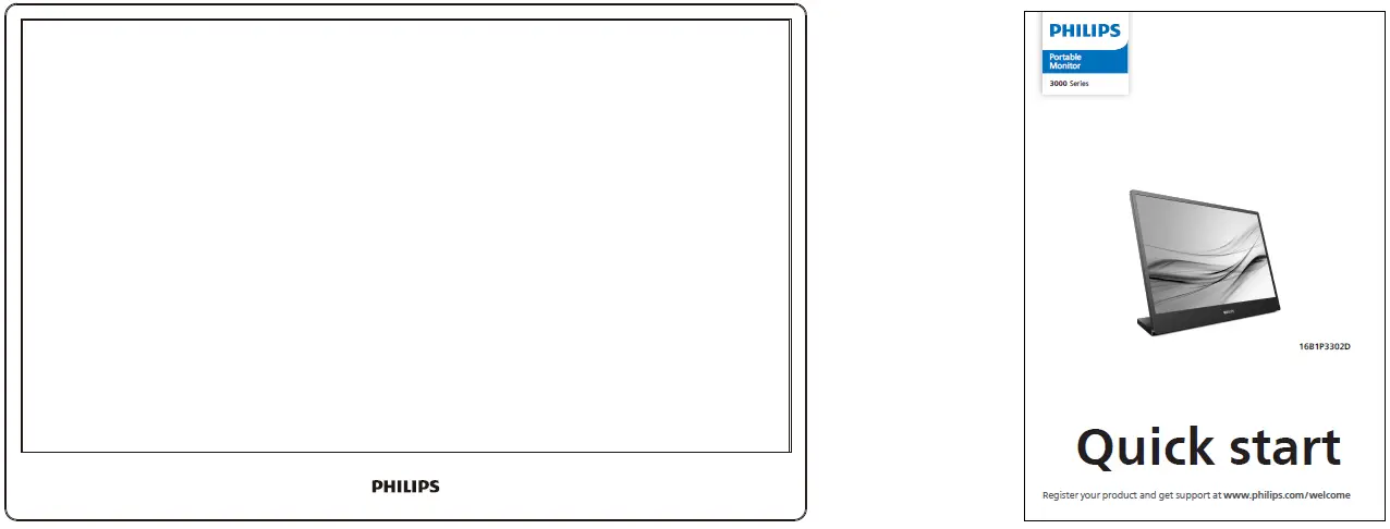 PHILIPS 16B1P3302D Portable Monitor 01