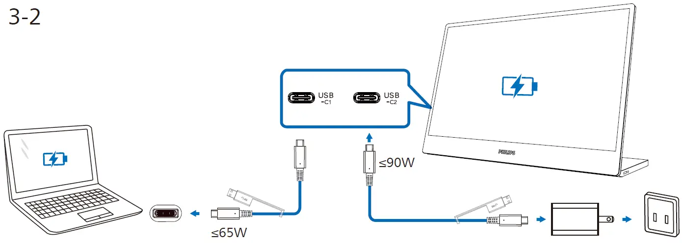 PHILIPS 16B1P3302D Portable Monitor 06