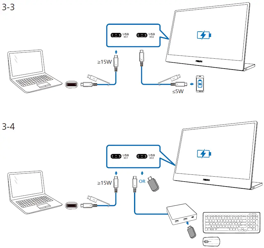 PHILIPS 16B1P3302D Portable Monitor 07
