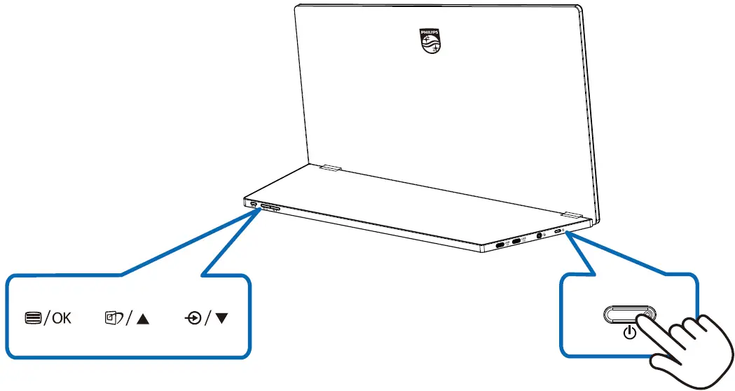 PHILIPS 16B1P3302D Portable Monitor 08