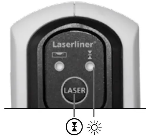 Laserliner 081.115A SmartCross Laser - Hand receiver mode