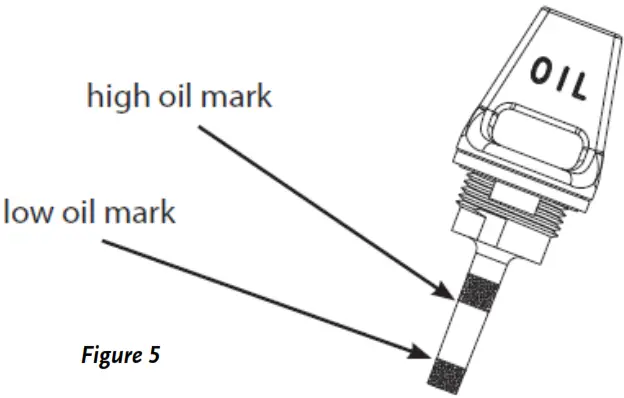 DR Power Equipment PILOT 4C 4 Cycle Mini Tiller Cultivator - dipstick