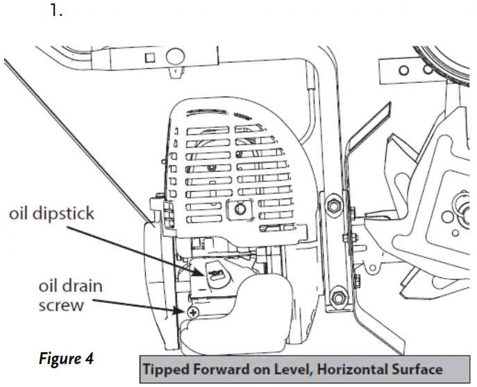 DR Power Equipment PILOT 4C 4 Cycle Mini Tiller Cultivator - horizontal surface
