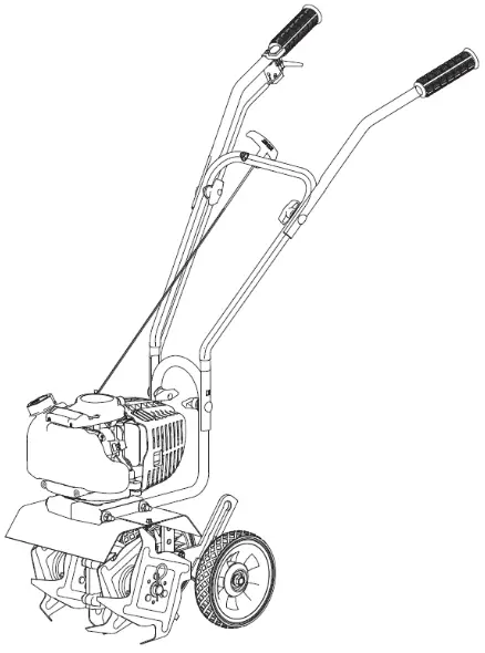 DR Power Equipment PILOT 4C 4 Cycle Mini Tiller Cultivator