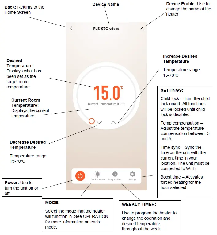electriQ HS24-600-2DGW Designer Heater with Wi-Fi 14