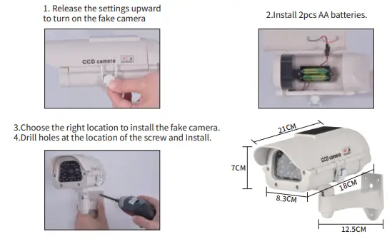 BNT-IR-2300-Solar-Dummy-Security-Camera-FIG-2