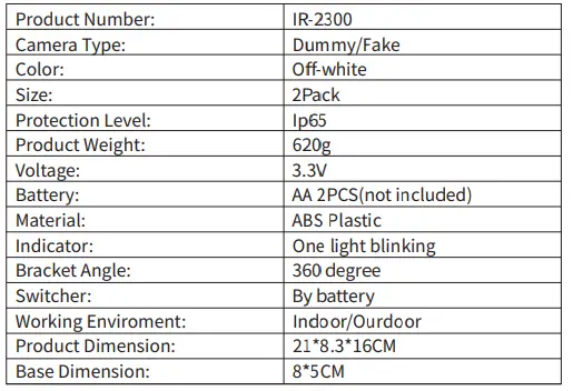 BNT-IR-2300-Solar-Dummy-Security-Camera-FIG-3