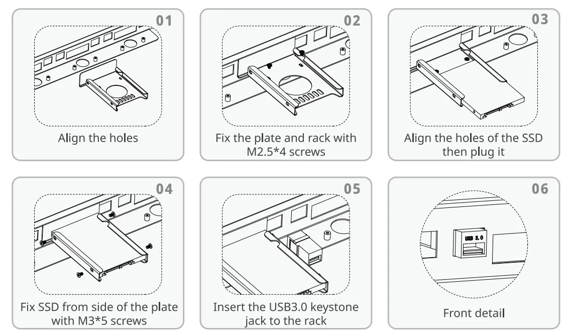 UCTRONICS U6162 Mounting Plate-packing1