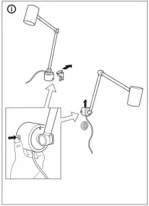 IKEA NYMÅNE Work Wall Lamp-- Work Wall Lakbc