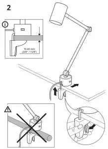 IKEA NYMÅNE Work Wall Lamp-- Work Wall Lakmp