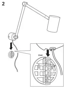 IKEA NYMÅNE Work Wall Lamp-- Work Wall Lalkmk