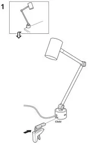 IKEA NYMÅNE Work Wall Lamp-- Work Wall Lamkp