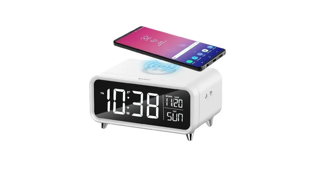 Xpower Xp-qic2 10w Wireless Charging Alarm Clock User Manual