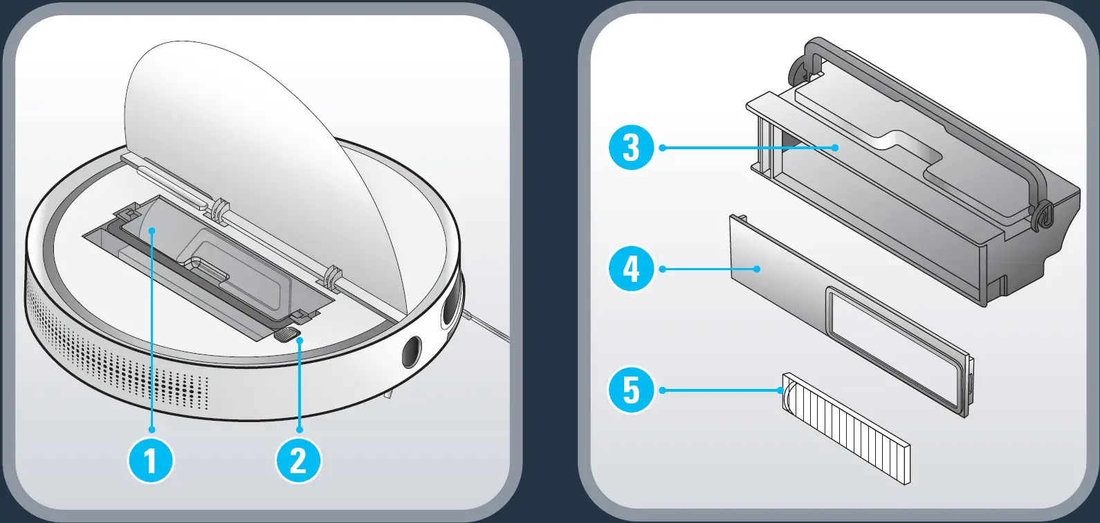 Tefal RG7455WH X-plorer Serie 60 Robot Vacuum Cleaner Image 05