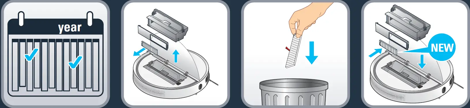 Tefal RG7455WH X-plorer Serie 60 Robot Vacuum Cleaner Image 25