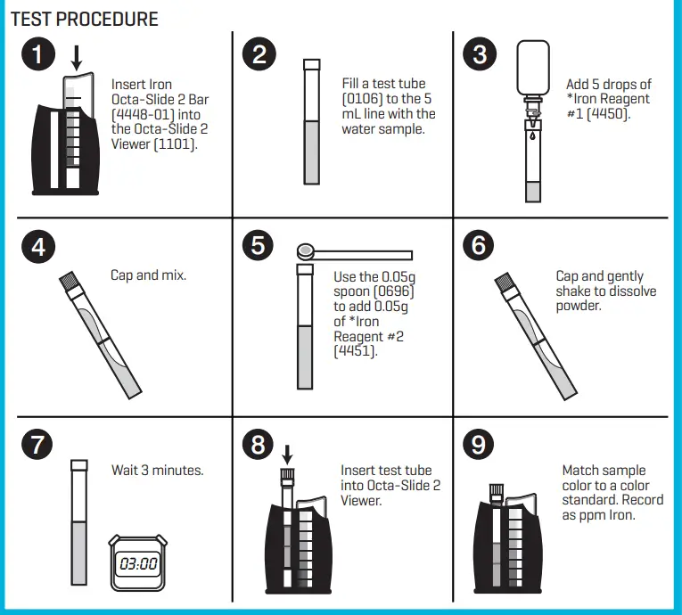 LaMatte Water Quality AT38 40 Demo Outfit - Iron