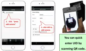 Wizard tk ON IPBT423 Of 3G 4G HD Network Camera - sd card 3