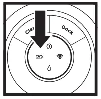 Shark AL Robot Wet-Dry Robot Floor Cleaner - BUTTONS AND INDICATOR LIGHTS 2