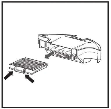 Shark AL Robot Wet-Dry Robot Floor Cleaner - CLEANING AND REPLACING THE FILTER 2