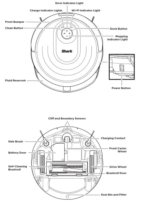 Shark AL Robot Wet-Dry Robot Floor Cleaner - ROBOT VACMOP