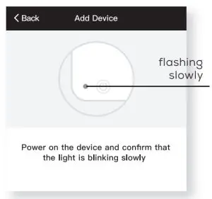 Zhejiang Eboy Technology MI-WW218 Smart Wifi Plug - add device