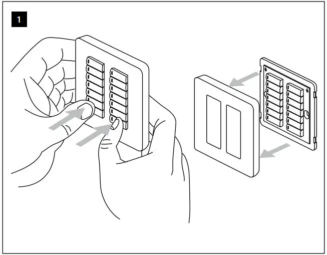 PHILIPS Revolution Series DR2PE Button Panel Installation Guide - Installation 1