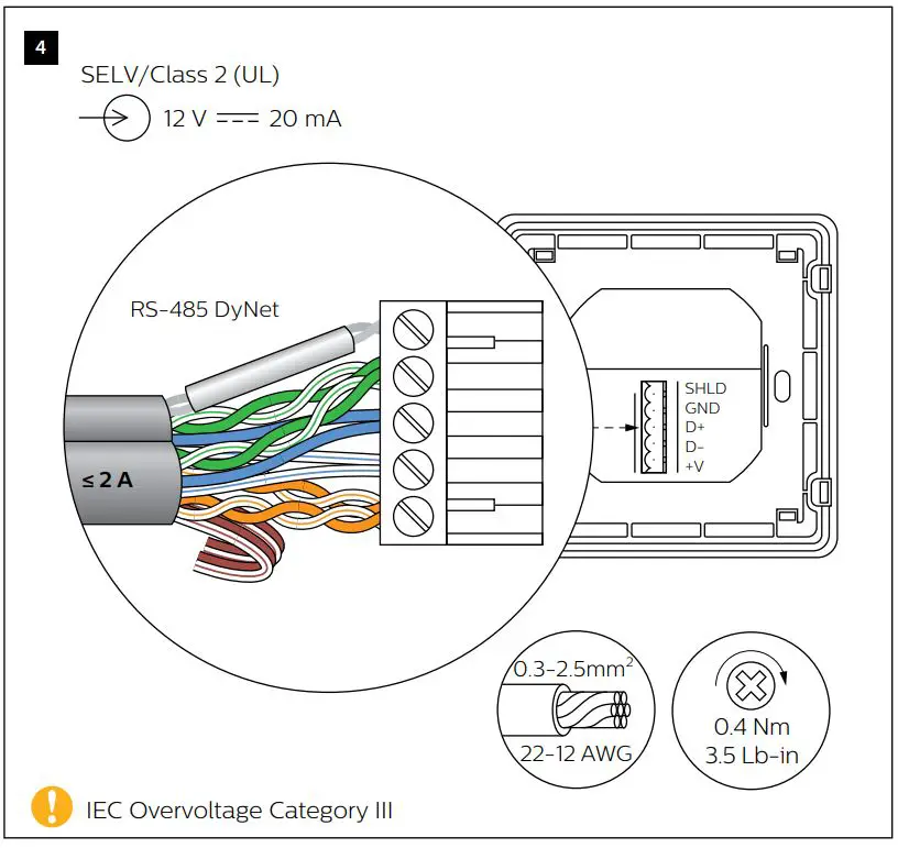 PHILIPS Revolution Series DR2PE Button Panel Installation Guide - Installation 4