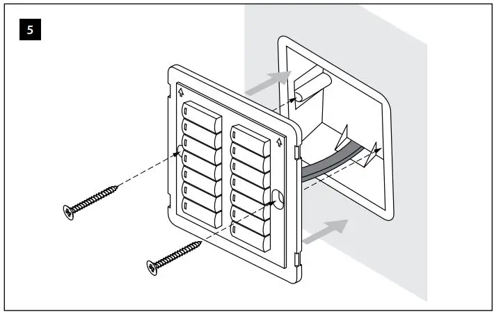 PHILIPS Revolution Series DR2PE Button Panel Installation Guide - Installation 5