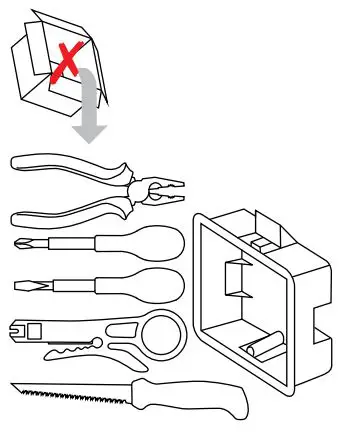 PHILIPS Revolution Series DR2PE Button Panel Installation Guide - Not in the box