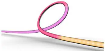 PHILIPS 570556 Bluetooth Gradient Ambiance Smart Light Strip Kit with Plug