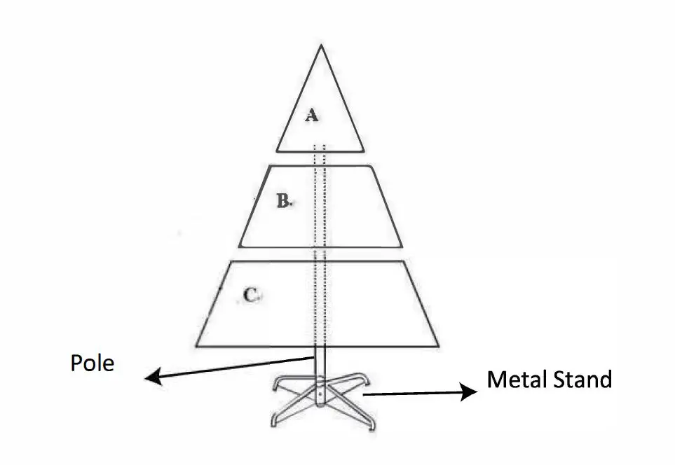 anko 43072293 2.13m Snowy Jasper Christmas Tree fig1