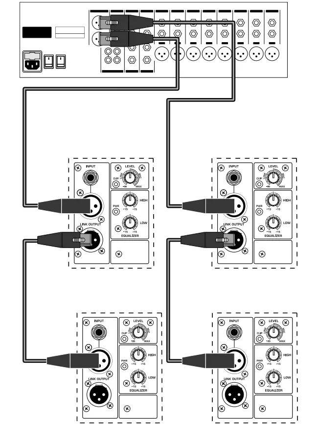 Linking several speakers