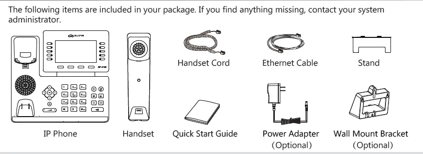 ZULTYS ZIP 47GE Gigabit Business IP Phone FIG 2