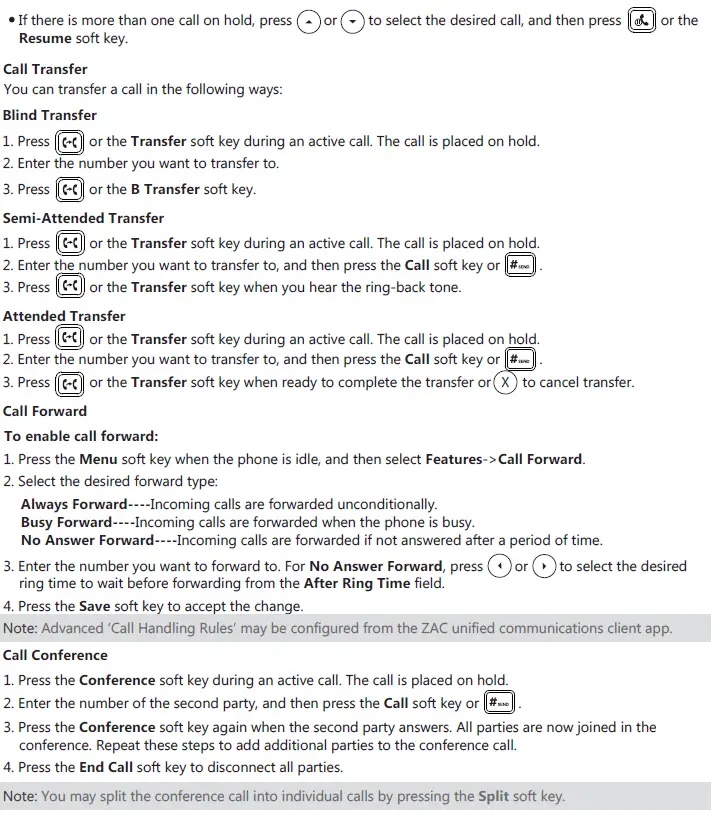 ZULTYS ZIP 47GE Gigabit Business IP Phone FIG 9