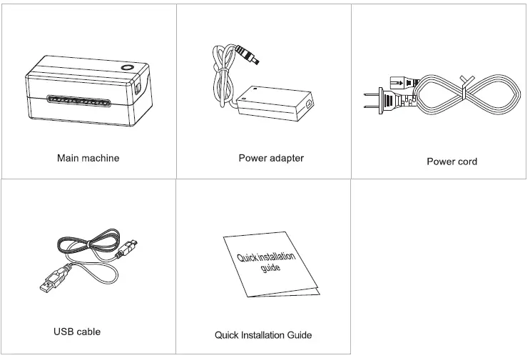 Ninestar GG-D1200CW Label Printer User Manual Fig3