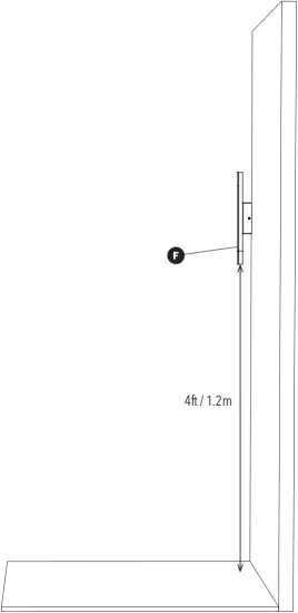 OUT-GRC-HD2BL - MINIMUM CLEARENCE