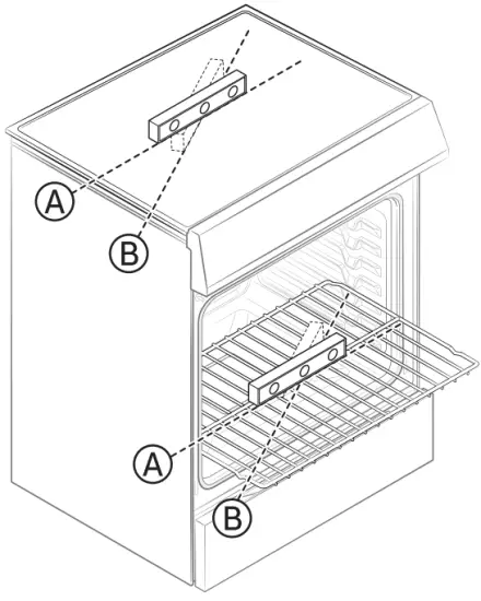 SAMSUNG NE63T8951SS Electric Range - adjustments