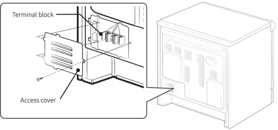 SAMSUNG NE63T8951SS Electric Range - power