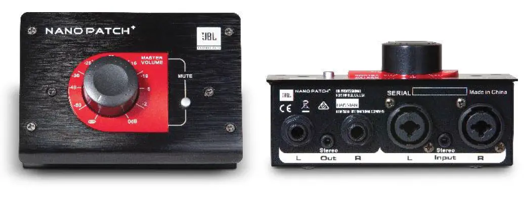 JBL Nano Patch+ Passive Volume Controller FIG 2